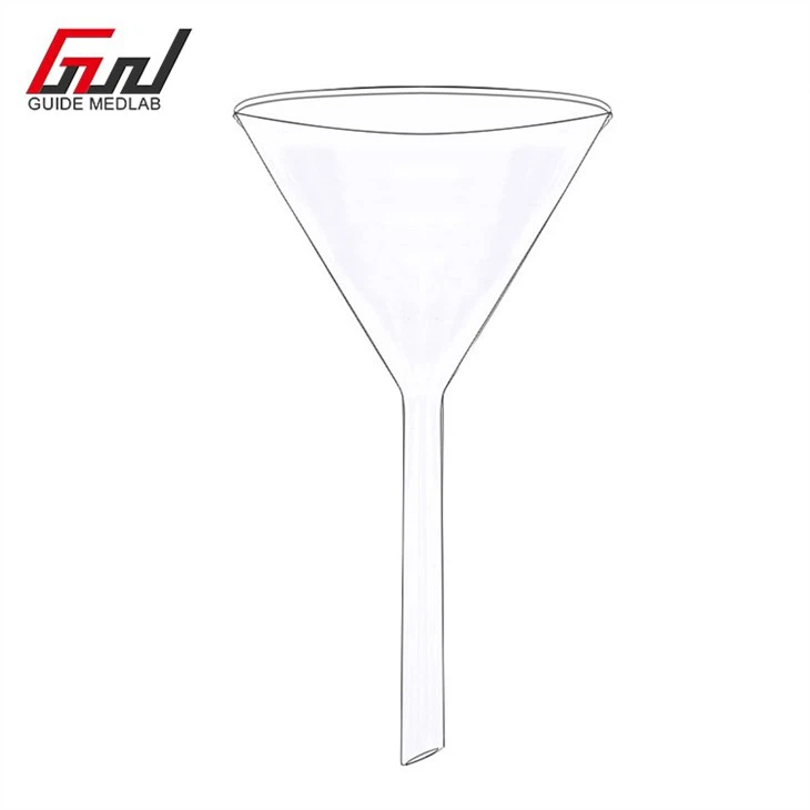 4 borosilicate lab funnel 90mm
