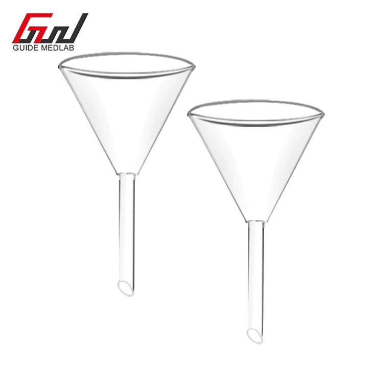 3 chemistry glass funnel 90mm